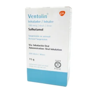 Ventolin Inhalador 100Mcg X 200 Dosis