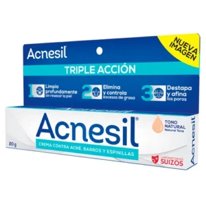 Acnesil Crema Tubo X 20 Gramos 2 Acnesil Crema Tubo X 20 Gramos