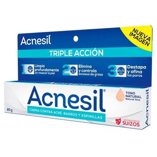 Acnesil Crema Tubo X 20 Gramos 1 Acnesil Crema Tubo X 20 Gramos