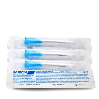 Aguja Nipro 23G X 1 X 1 Aguja