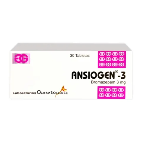 Ansiogen 3Mg X 30 Tabletas