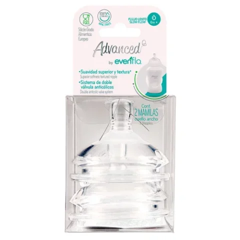 Biberon Advanced Flujo Lento 0 -3 M 2 U
