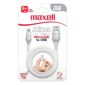 Cable Jelleez Usb A Micro Usb 6 Pies Blanco Maxell 2 Cable Jelleez Usb A Micro Usb 6 Pies Blanco Maxell