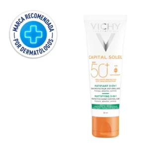 Capital Soleil Spf50+ Matificante 3En1 50Ml Vichy