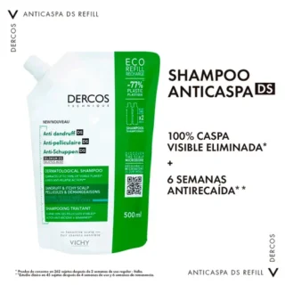 Dercos Shampo Anticaspa Bolsa EcoRefill 500ml