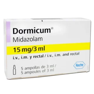 Dormicum 15Mg/3Ml Iv/Im/Rectal X 5 Ampollas