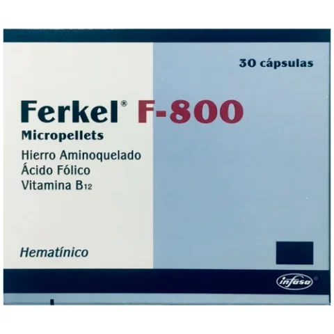 Ferkel F 800Mg X 30 Capsulas