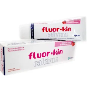 Fluor Kin Pasta Dental Calcio Sabor Fresa X 75Ml 2 Fluor Kin Pasta Dental Calcio Sabor Fresa X 75Ml