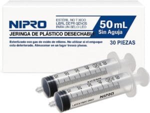 Jeringa Nipro 50Cc S/Aguja Luer Lock X 30
