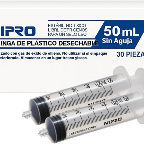 Jeringa Nipro 50Cc S/Aguja Luer Lock X 30