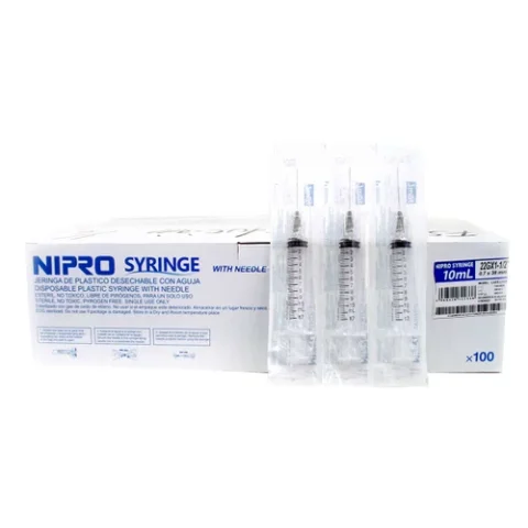 Jeringa Nipro Syringe 10Ml X22-1 1/2 X100