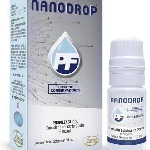 Nanodrop 0.6% Emulsión Oftálmica Frasco x 10ml