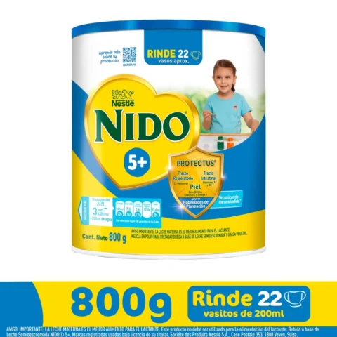 Nido 5+ Protectus Lata X 800 Gramos