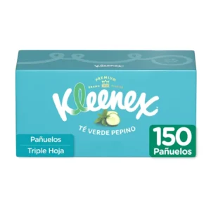 Pañuelos Faciales Kleenex Té Verde Pepino 150U