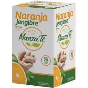 Te Verde Naranja Jengibre Manzate X20 Sobres 2 Te Verde Naranja Jengibre Manzate X20 Sobres