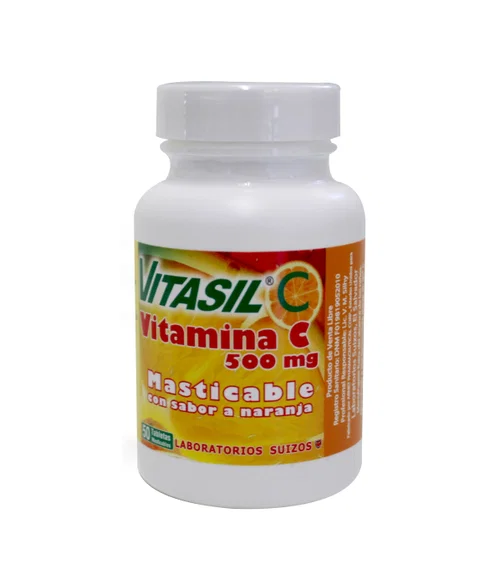 Vitasil C 500Mg X 50 Tabletas Masticables 1 Vitasil C 500Mg X 50 Tabletas Masticables