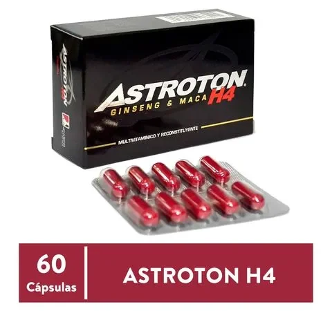 Astroton H4 Ginseng Y Maca X 60 Capsulas