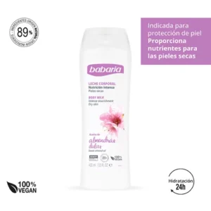 Crema Body Milk Almendras Dulces Babaria 400Ml 2 Crema Body Milk Almendras Dulces Babaria 400Ml