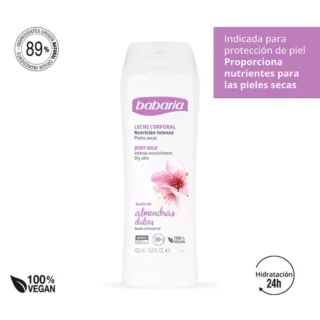 Crema Body Milk Almendras Dulces Babaria 400Ml