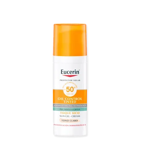 Eucerin Sun Oil Control 50+ Toque Seco Claro 50Ml