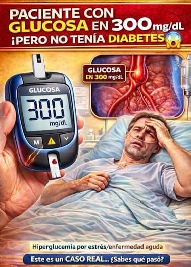 Glucosa 300 mg/dL: qué hacer y cuándo ir a urgencias