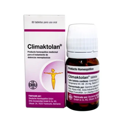 Climaktolan X 80 Tabletas DHU medicamento homeopático para sintomatología climatérica