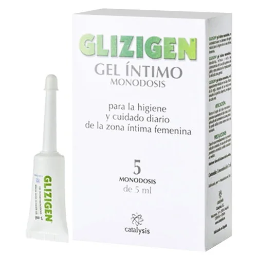 Glizigen Gel Intimo X 5 Monodosis De 5Ml 2 Glizigen Gel Íntimo presentación de 5 monodosis de 5 mL