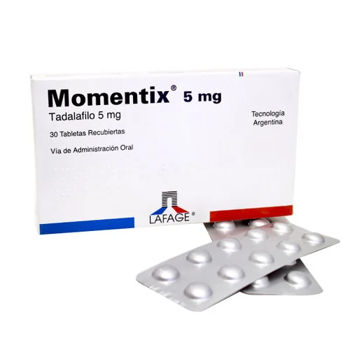 Momentix 5Mg X 30 Tabletas 2 Caja de Momentix 5Mg X 30 Tabletas con tadalafilo