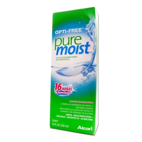 Opti-Free Pure Moist solución frasco de 300 ml