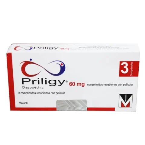 Priligy 60Mg X 3 Tabletas con dapoxetina 60 mg