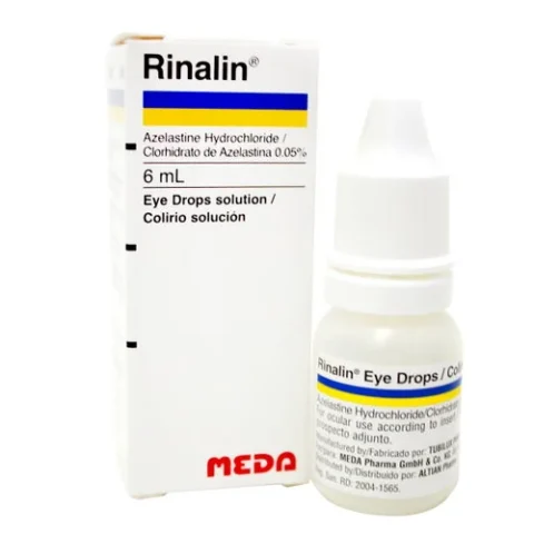 Rinalin Colirio Solución frasco de 6 mL con hidrocloruro de azelastina