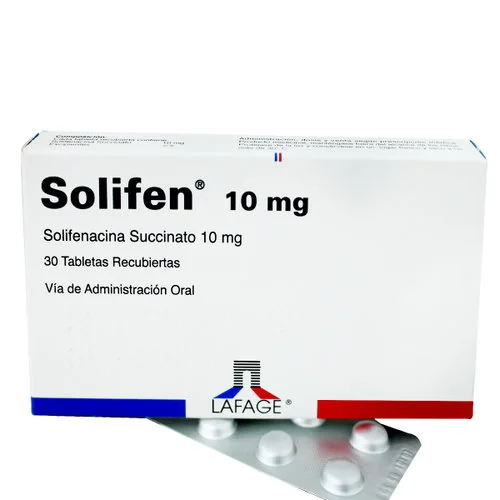 Solifen 10Mg X 30 Tabletas 1 Caja de Solifen 10Mg X 30 Tabletas con succinato de solifenacina 10 mg