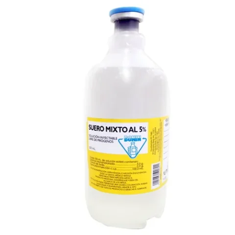 Suero Mixto Al 5% Bonin presentación de 500 mL
