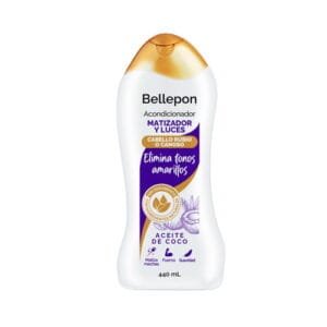 Acondicionador Bellepon Matizador Y Luces 440Ml