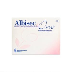 Albisec One X 6 G-Tabletas para tratamiento de vaginitis