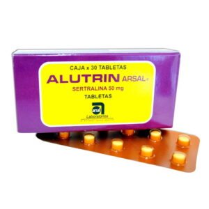 Alutrin 50Mg X 30 Tabletas, tratamiento para la depresión y ansiedad