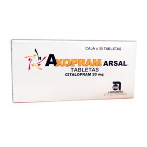 Axopram 20Mg X 30 Tabletas, antidepresivo para ansiedad y depresión