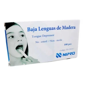 Bajalenguas Nipro X 1 Unidad para examen de boca y garganta