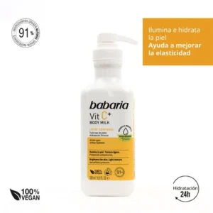 Body Milk Vitamina C Babaria 500 mL loción corporal hidratante