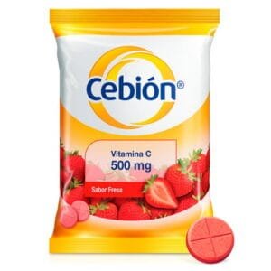 Cebion Fresa 500Mg - Suplemento vitamínico