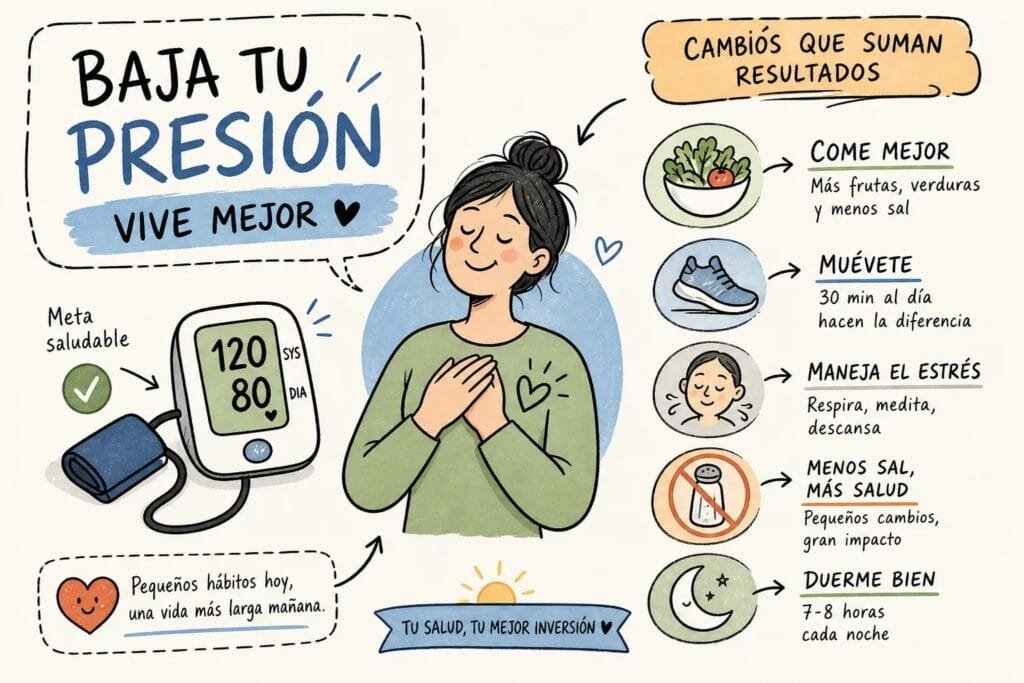 Cómo bajar la presión alta de forma segura y duradera 1 Cómo bajar la presión alta de forma segura y duradera