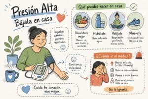Cómo bajar la presión alta en casa y cuándo ir al médico 4 Cómo bajar la presión alta en casa y cuándo ir al médico