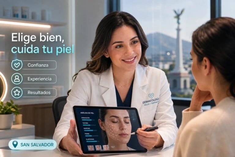 Cómo elegir tu dermatólogo en San Salvador con confianza