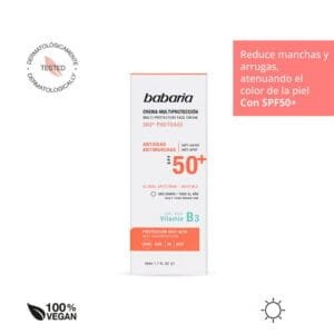 Crema Multiproteccion Spf 50+ Babaria 50Ml