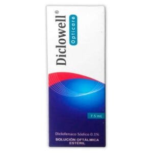 Diclowell 0.1% Solucion Oftalmica 7.5Ml