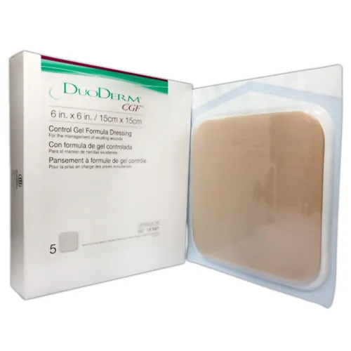 Duoderm Cgf 6X6 X 5 Parches 1 Duoderm Cgf 6X6 X 5 Parches apósito hidrocoloide Convatec