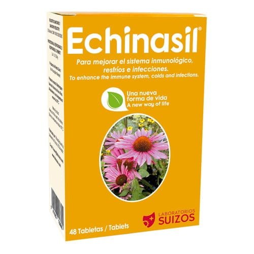 Echinasil X 1 Tableta Echinasil X 1 Tableta, suplemento natural para el sistema inmunológico