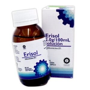 Erisol 2% Frasco X 60 Ml tratamiento para el acné