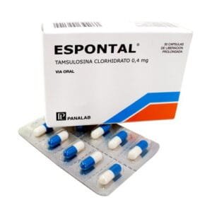 Espontal 4Mg X 30 Tabletas - Tratamiento para Hiperplasia Prostática Benigna