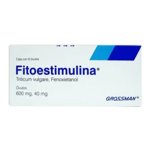 Caja de Fitoestimulina 600Mg/40Mg con 6 óvulos vaginales